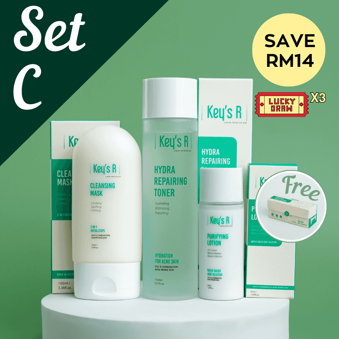 SET C - HYDRA ANTI-ACNE 3 STEPS SET (JULY 2026) 