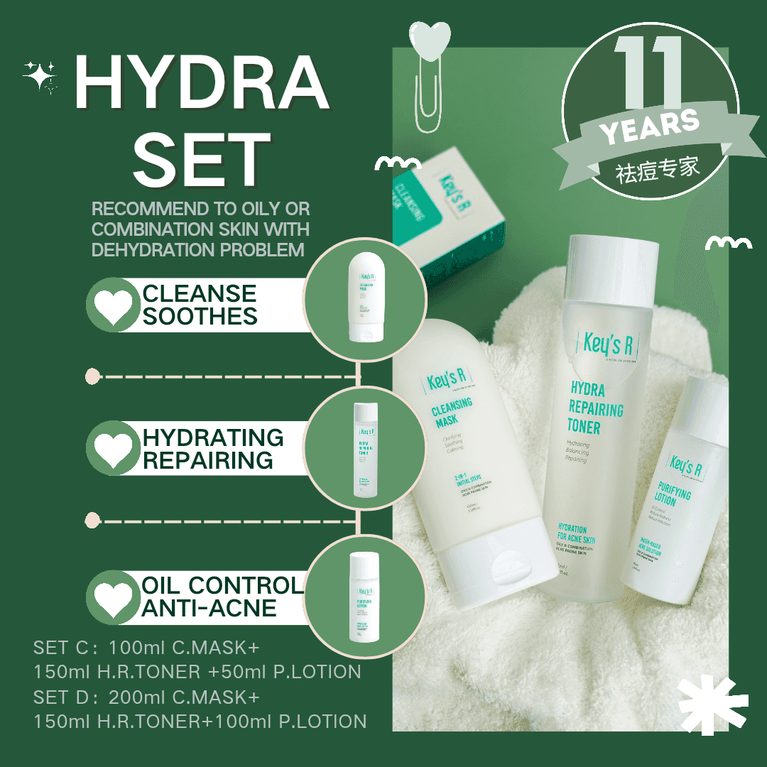 SET D - HYDRA ANTI-ACNE 3 STEPS SET (JULY 2026)  - second image