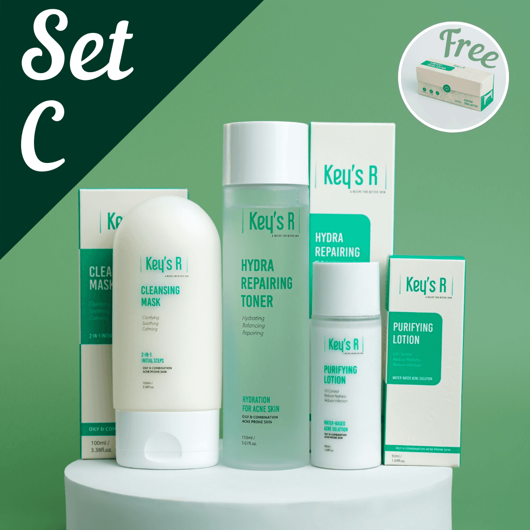 SET C - HYDRA ANTI-ACNE 3 STEPS SET (2026) - Image 1