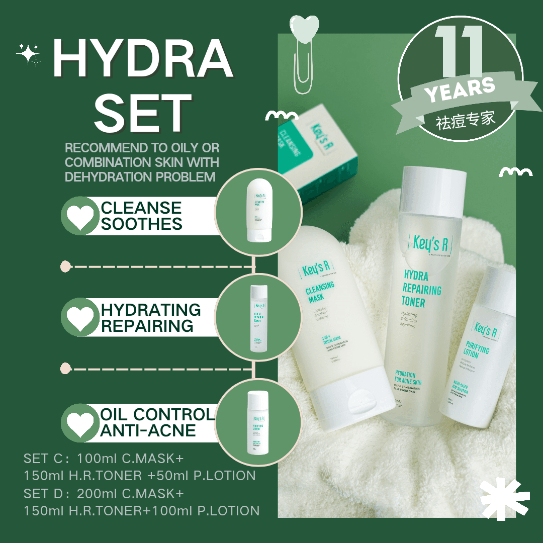 SET D - HYDRA ANTI-ACNE 3 STEPS SET (JULY 2026)  - Image 2