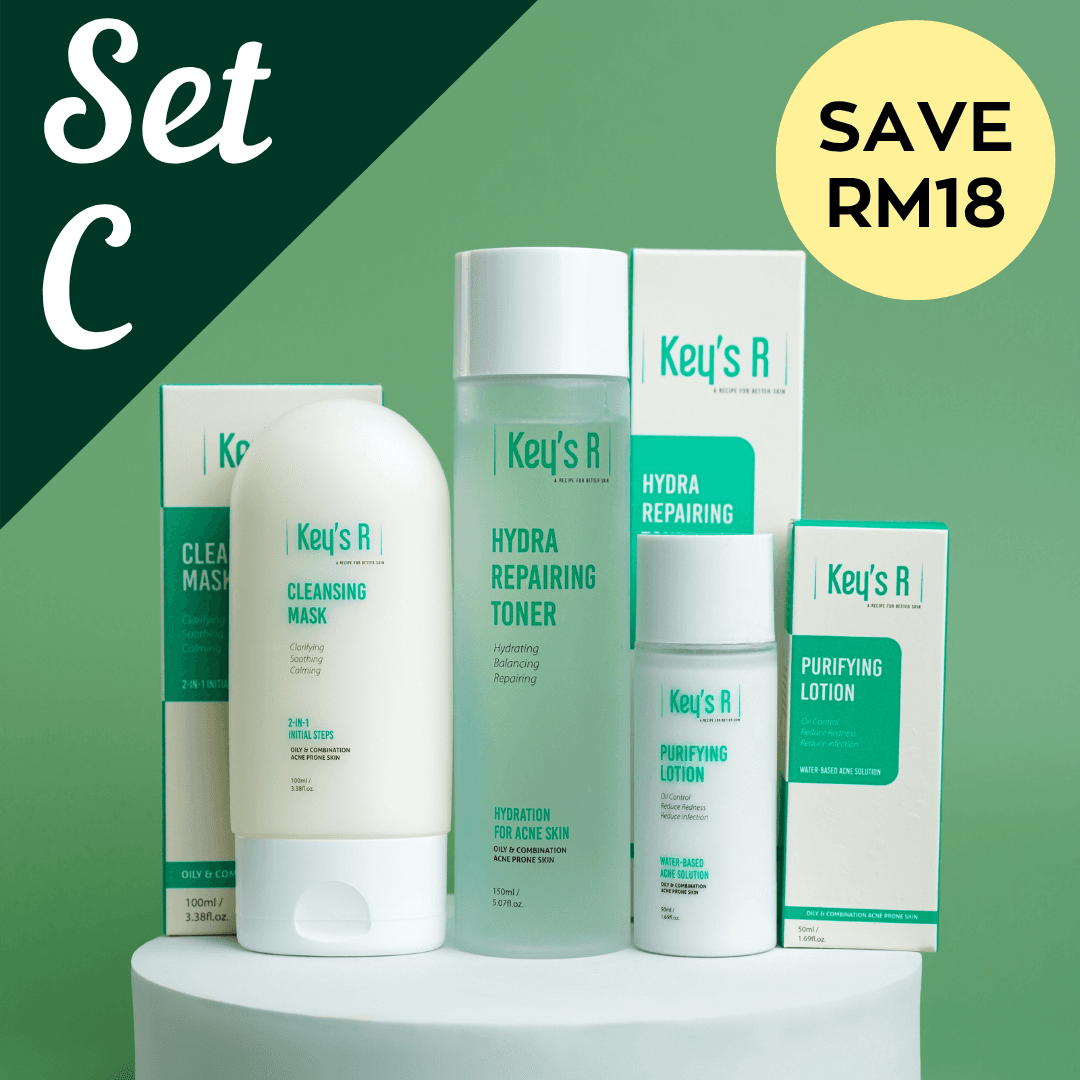 SET C - HYDRA ANTI-ACNE 3 STEPS SET (JUNE) - Image 1